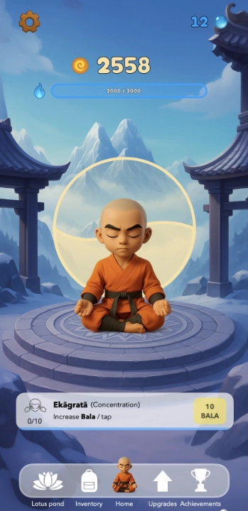 Awaken, meditation gameplay